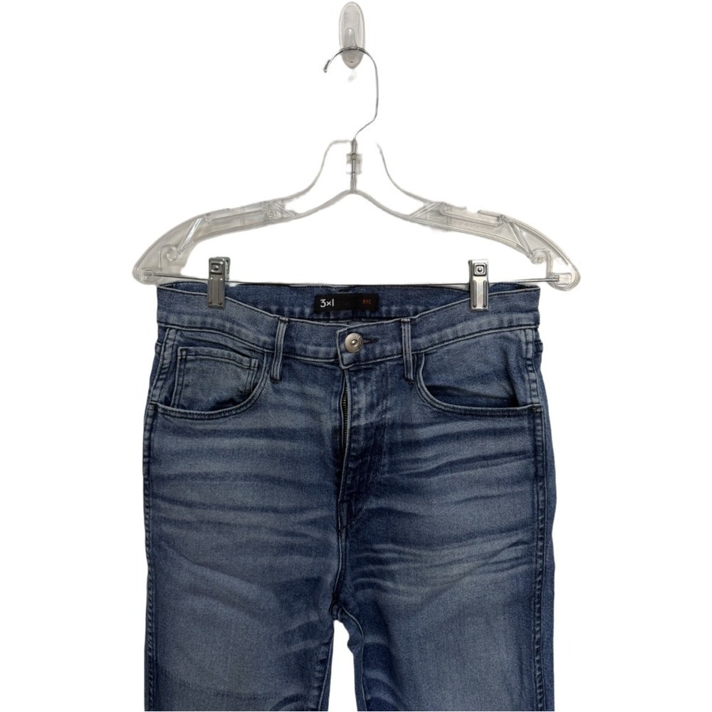3X1 NYC Jeans Skinny Denim Washed Rocker Style Women's 28 Stone Wash - Picture 2 of 7
